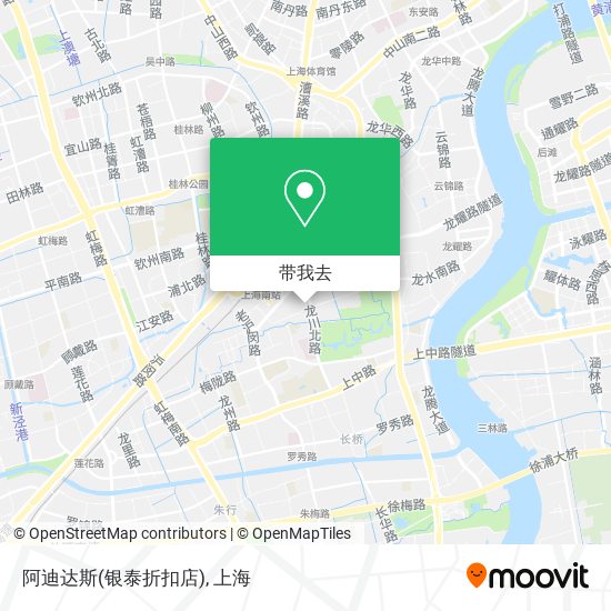阿迪达斯(银泰折扣店)地图