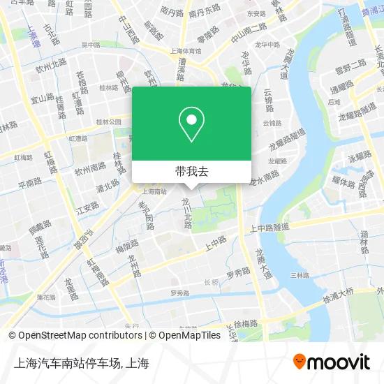 上海汽车南站停车场地图