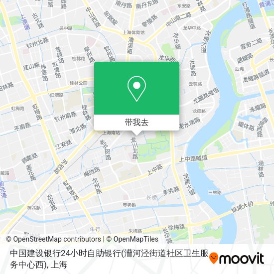 中国建设银行24小时自助银行(漕河泾街道社区卫生服务中心西)地图