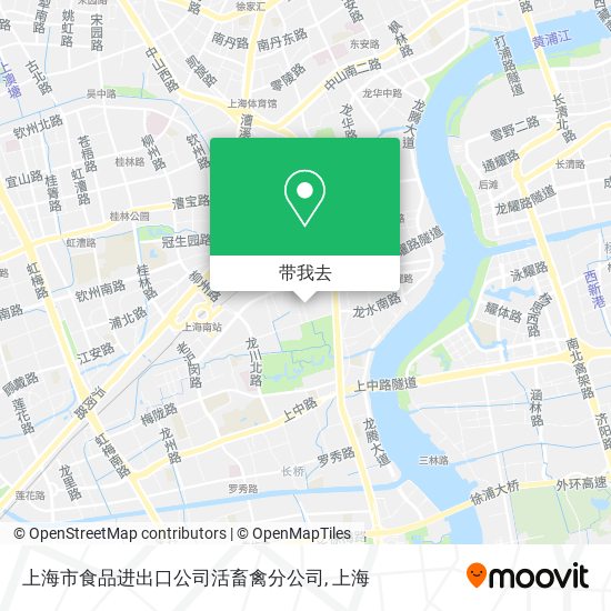 上海市食品进出口公司活畜禽分公司地图