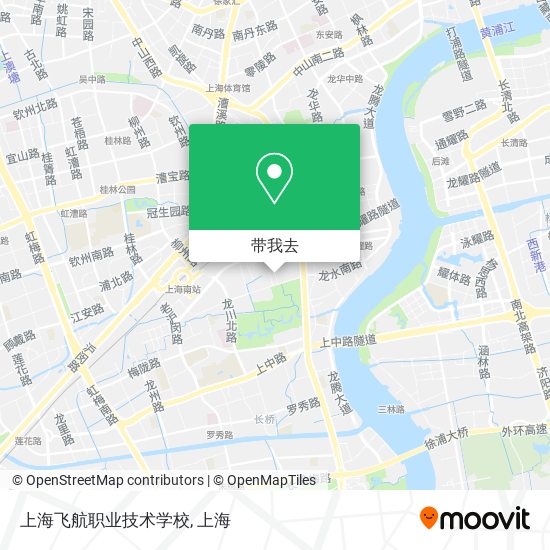 上海飞航职业技术学校地图
