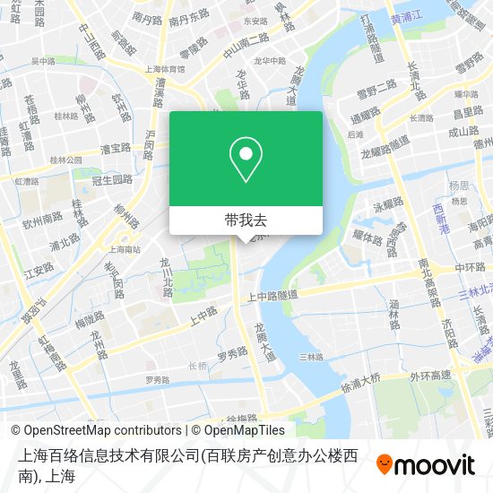 上海百络信息技术有限公司(百联房产创意办公楼西南)地图