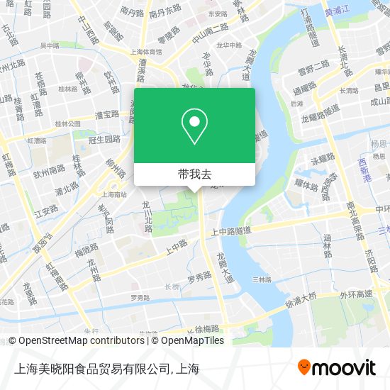 上海美晓阳食品贸易有限公司地图