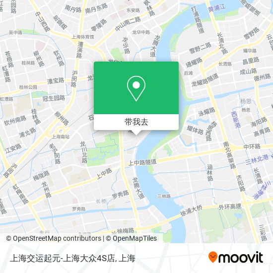 上海交运起元-上海大众4S店地图