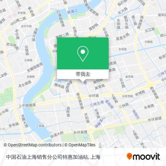 中国石油上海销售分公司特惠加油站地图