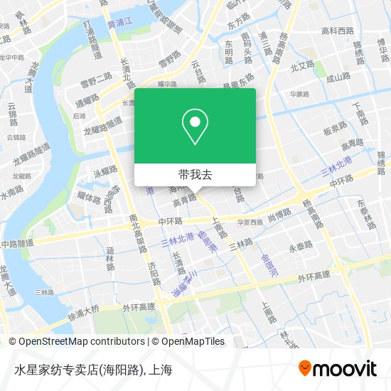水星家纺专卖店(海阳路)地图