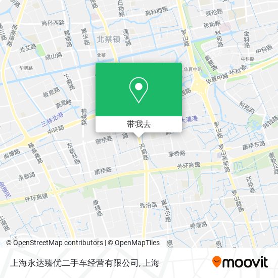 上海永达臻优二手车经营有限公司地图