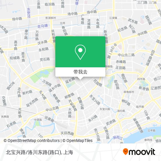北宝兴路/洛川东路(路口)地图