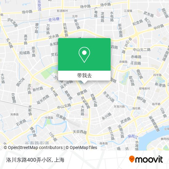 洛川东路400弄小区地图