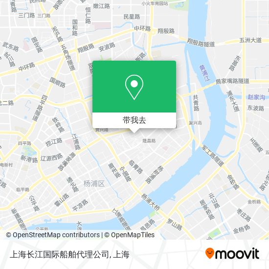 上海长江国际船舶代理公司地图
