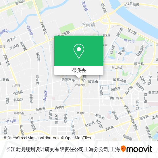 长江勘测规划设计研究有限责任公司上海分公司地图