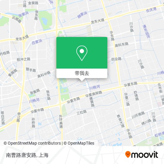 南曹路唐安路地图
