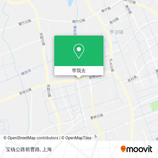宝钱公路前曹路地图
