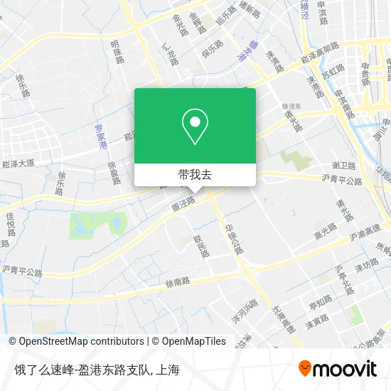饿了么速峰-盈港东路支队地图