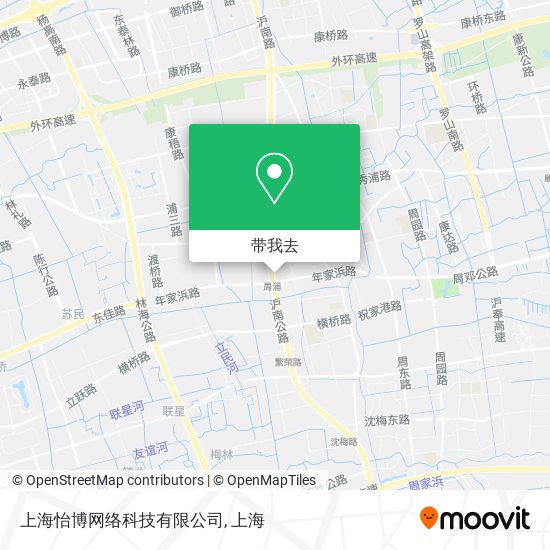 上海怡博网络科技有限公司地图