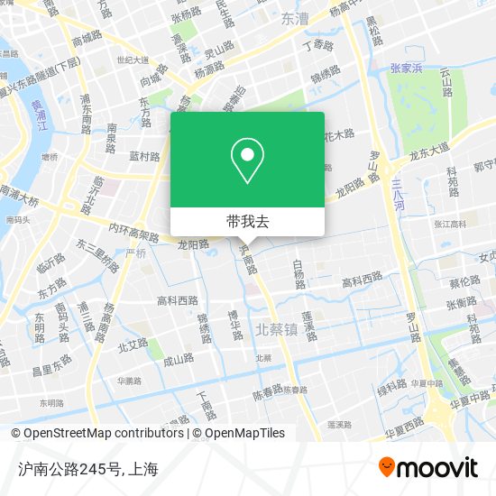 沪南公路245号地图