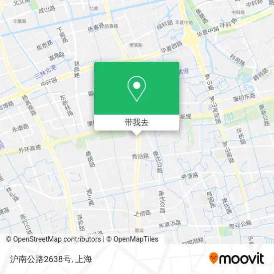 沪南公路2638号地图