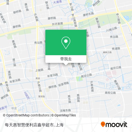 每天惠智慧便利店鑫华超市地图