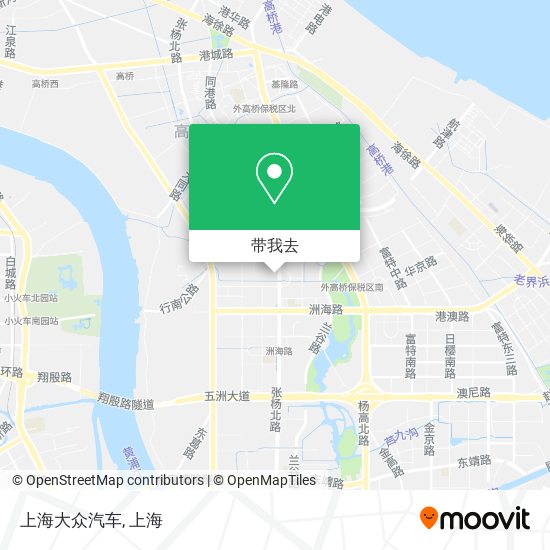 上海大众汽车地图