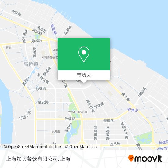 上海加大餐饮有限公司地图