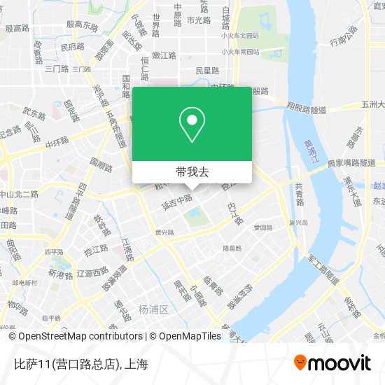 比萨11(营口路总店)地图