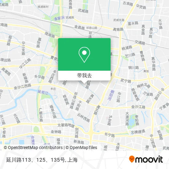 延川路113、125、135号地图