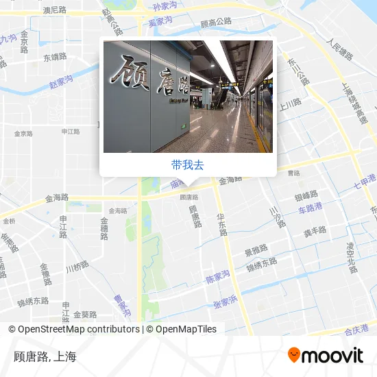 顾唐路地图