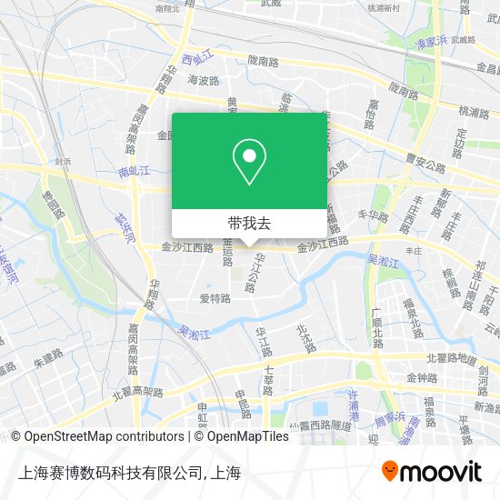 上海赛博数码科技有限公司地图