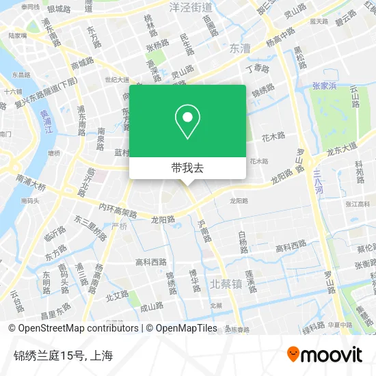 锦绣兰庭15号地图