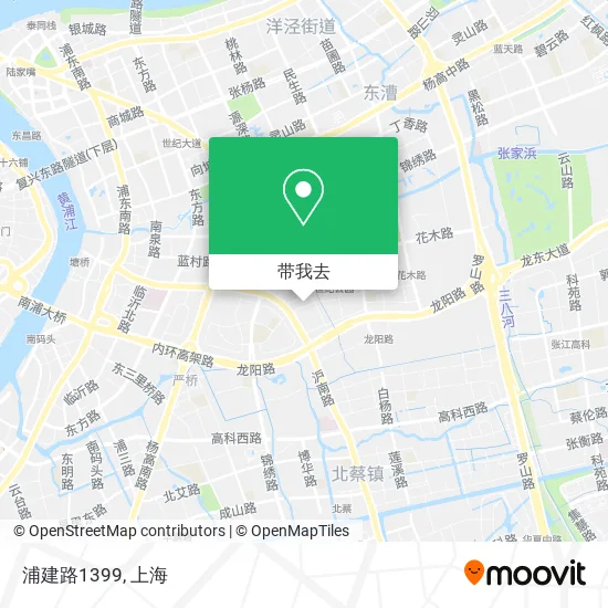 浦建路1399地图