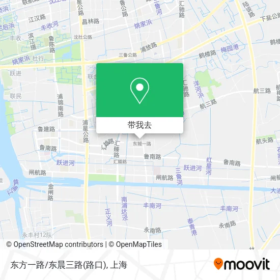东方一路/东晨三路(路口)地图