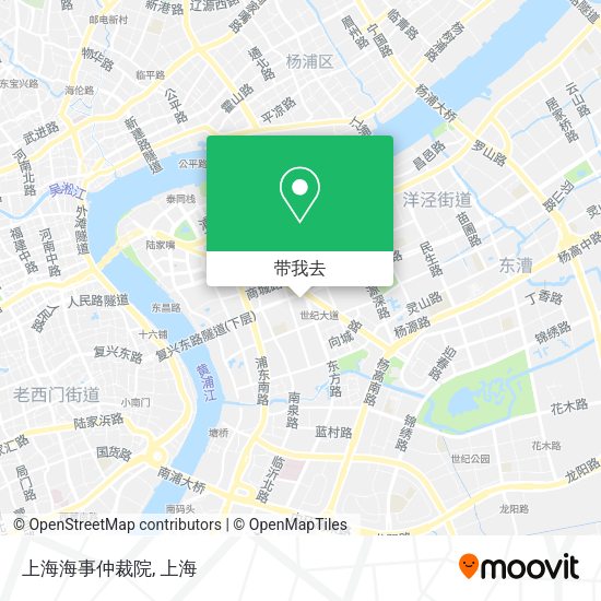 上海海事仲裁院地图