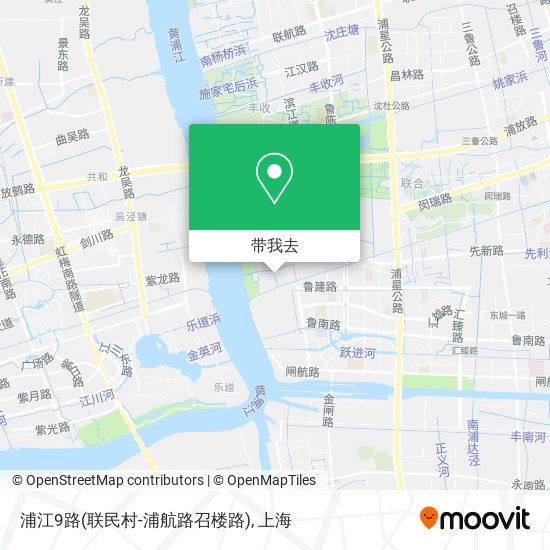 浦江9路(联民村-浦航路召楼路)地图