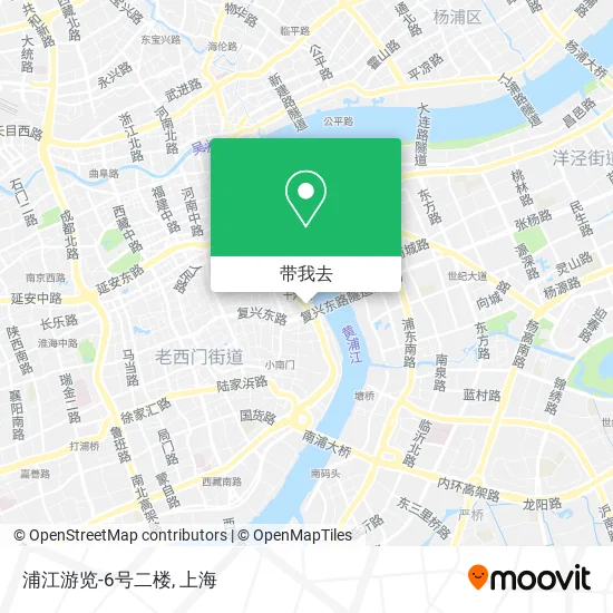 浦江游览-6号二楼地图