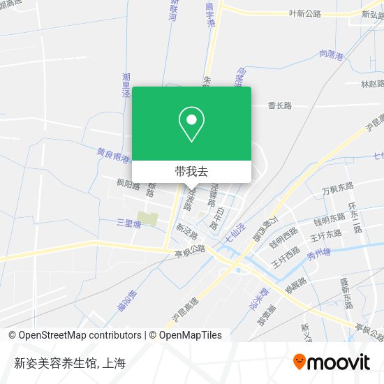新姿美容养生馆地图