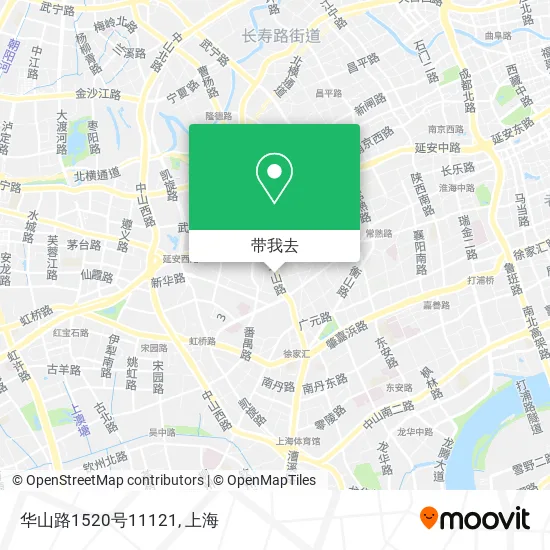 华山路1520号11121地图