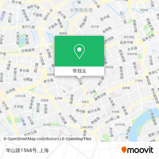 华山路1568号地图