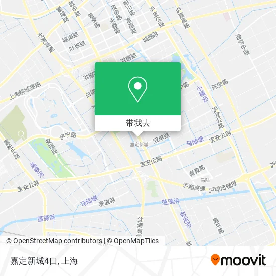 嘉定新城4口地图