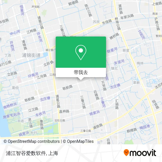 浦江智谷爱数软件地图