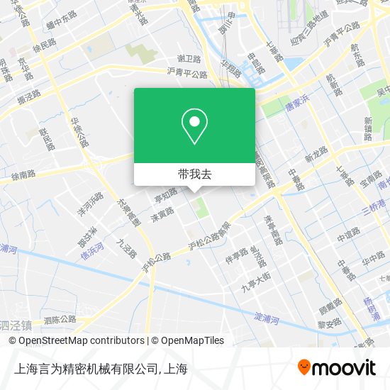 上海言为精密机械有限公司地图