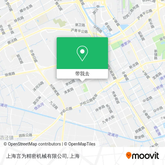 上海言为精密机械有限公司地图