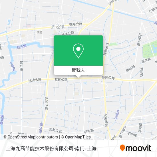 上海九高节能技术股份有限公司-南门地图