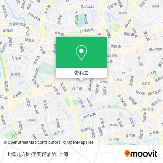 上海九方医疗美容诊所地图