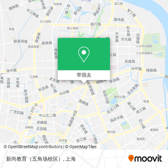 新尚教育（五角场校区）地图