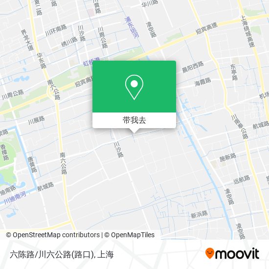 六陈路/川六公路(路口)地图