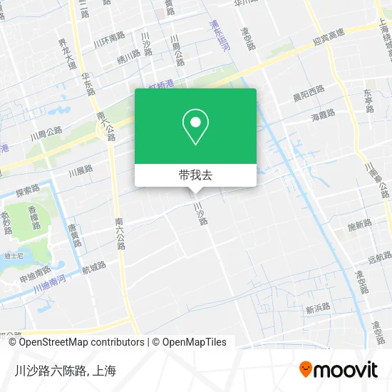 川沙路六陈路地图