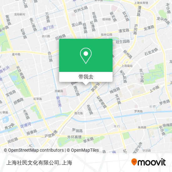 上海社民文化有限公司地图