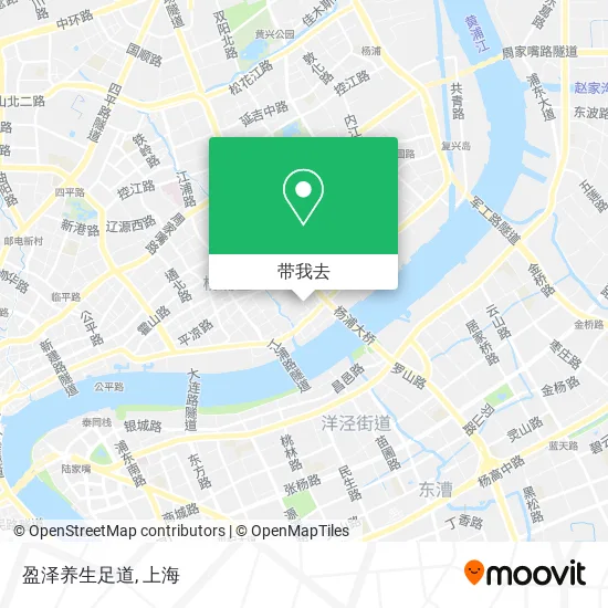 盈泽养生足道地图
