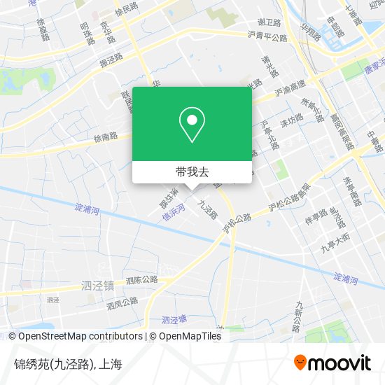 锦绣苑(九泾路)地图