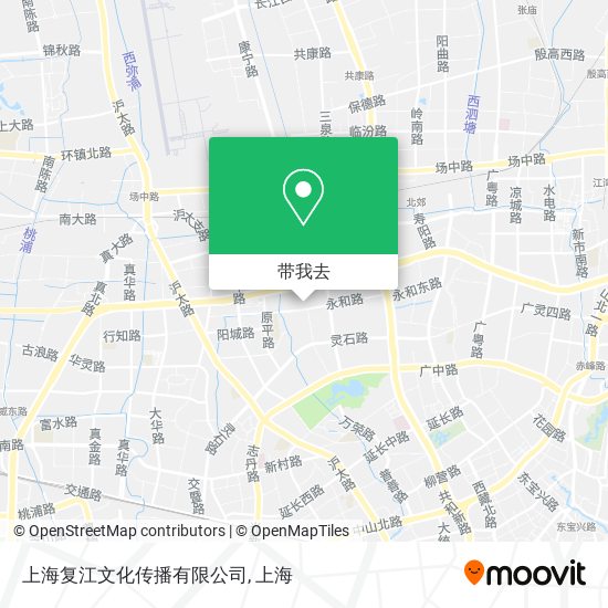 上海复江文化传播有限公司地图